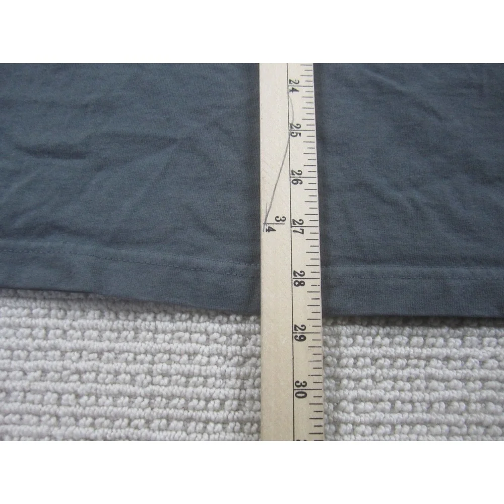 VTG USA Shirt Mens Large Gray USA Graphic Old Glory Casual‎ Short Sleeve - Picture 6 of 10